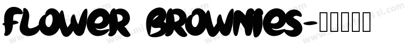 Flower Brownies字体转换
